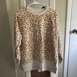 Aerie Animal Print Crewneck